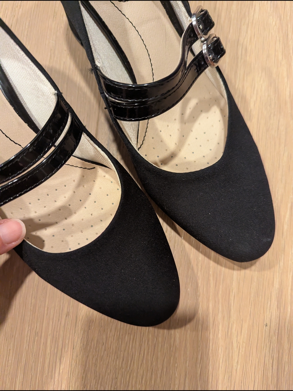 Life Stride Black Mary Jane Block Heel Pumps - Picture 7 of 8